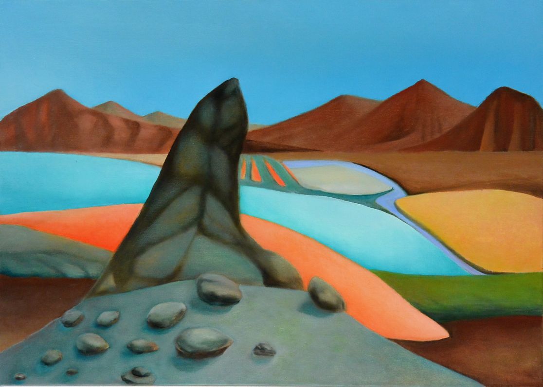 "Inferno", olje på lerret, 50x60, 2016