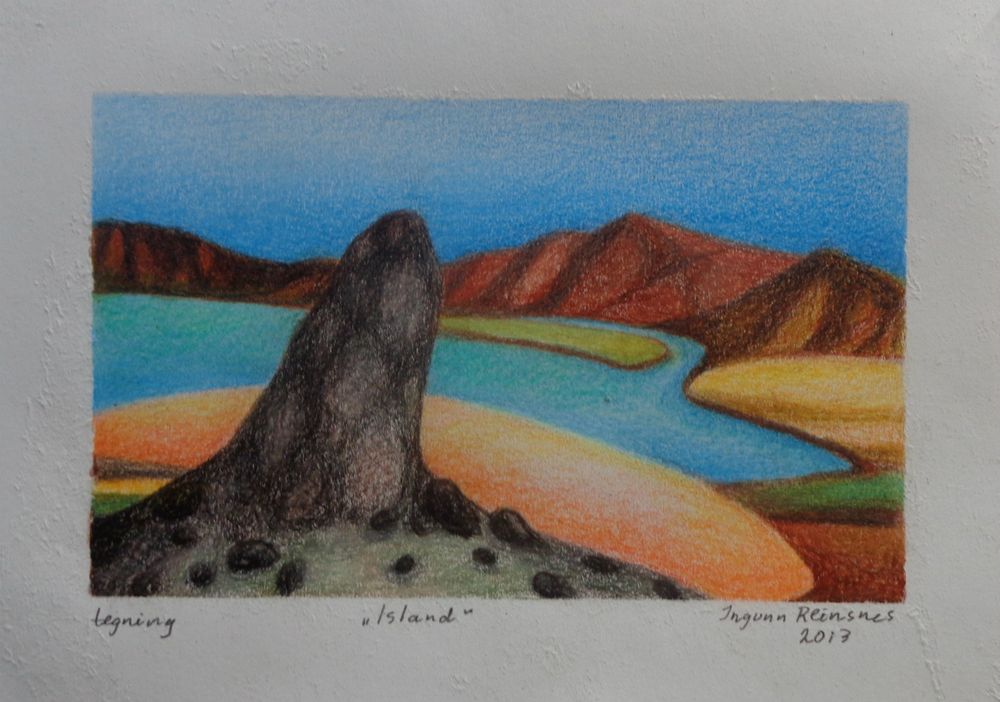 "Island" tegning, 2013