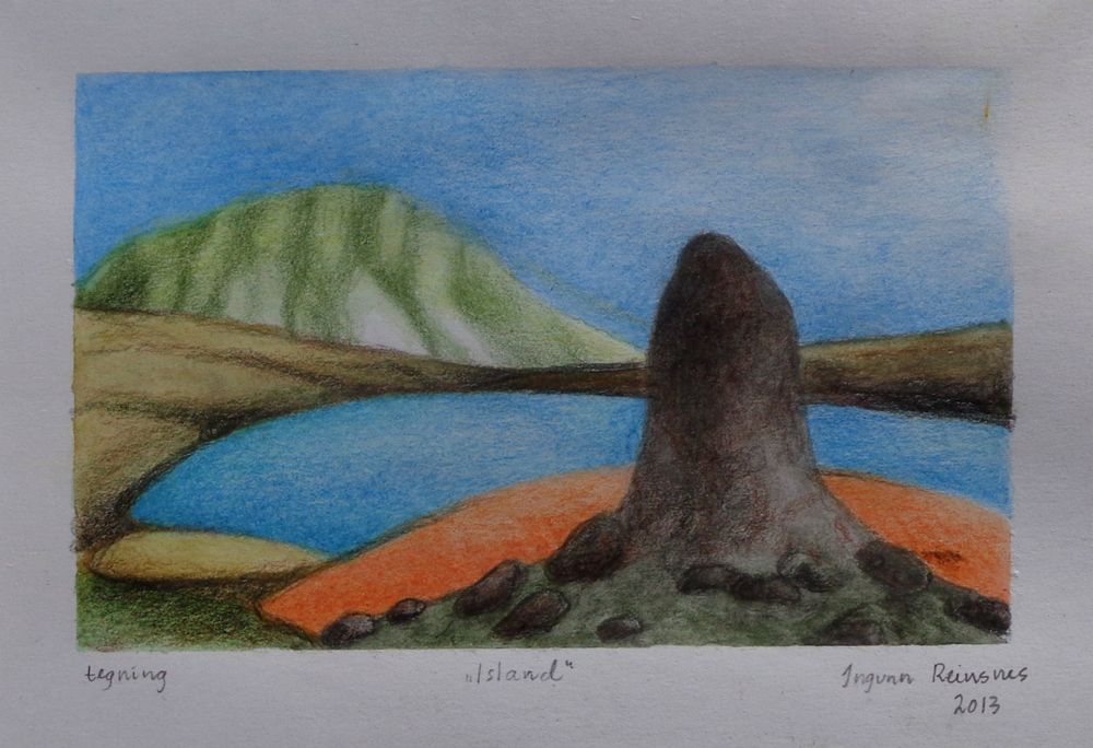 "Island" tegning, 2013