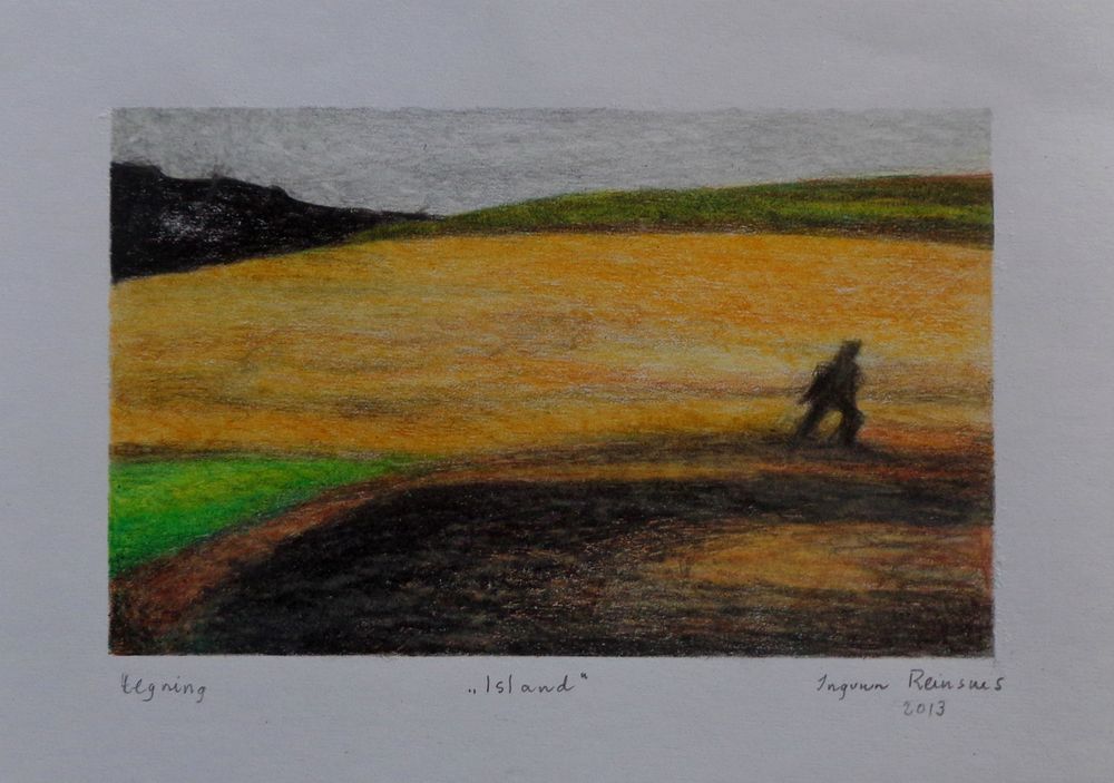 "Island" tegning, 2013