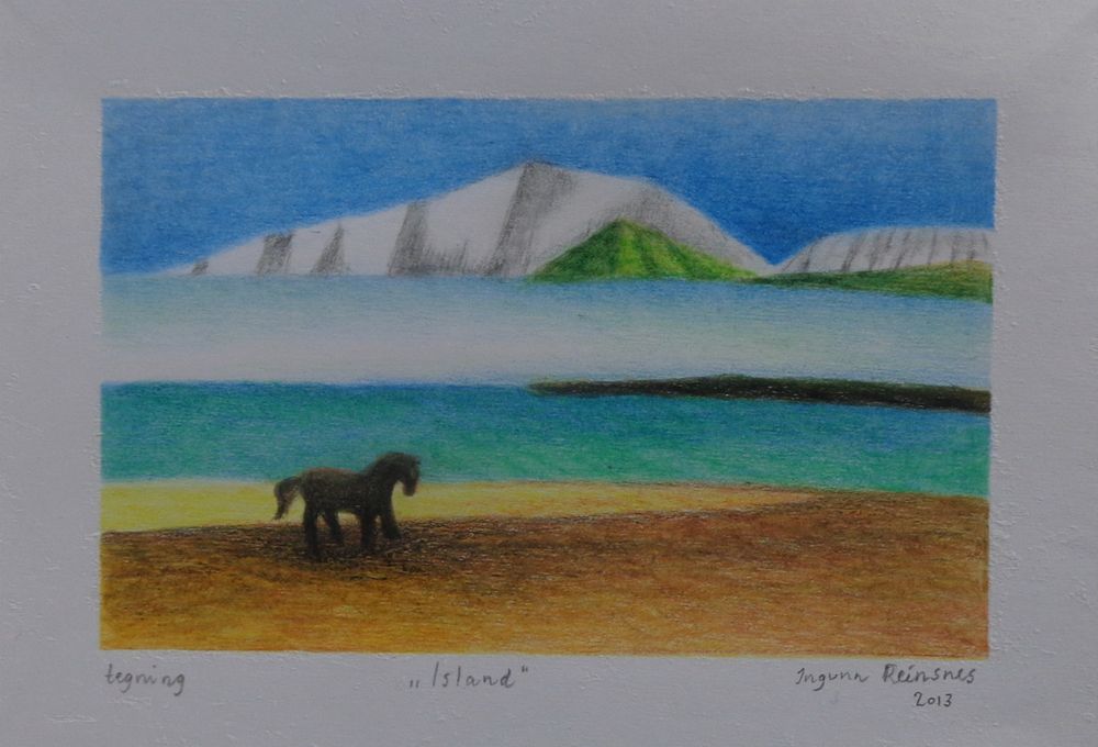 "Island" tegning, 2013