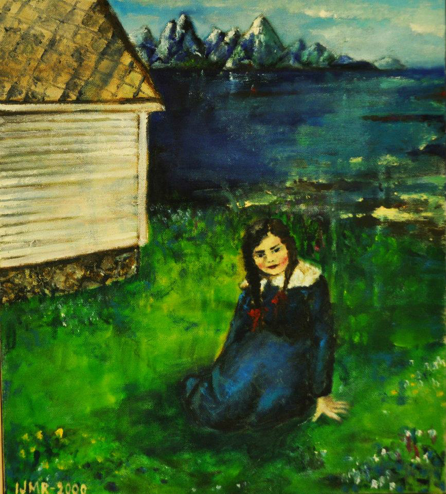 Det var en gang", olje på lerret, 50x40, 2000