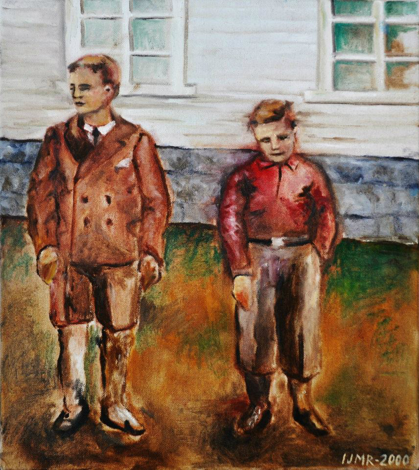 "Det var en gang", olje på lerret, 50x40, 2000