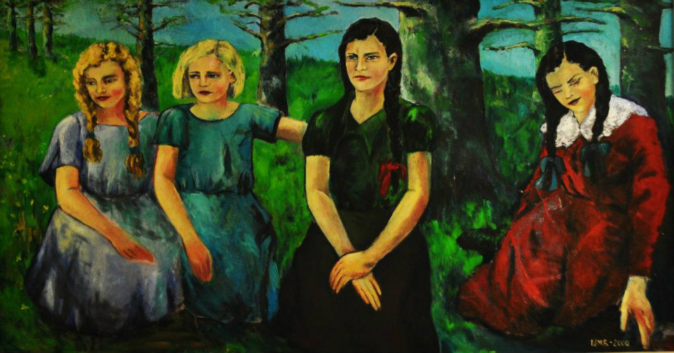"Det var en gang", olje på lerret, 120x160, 2000