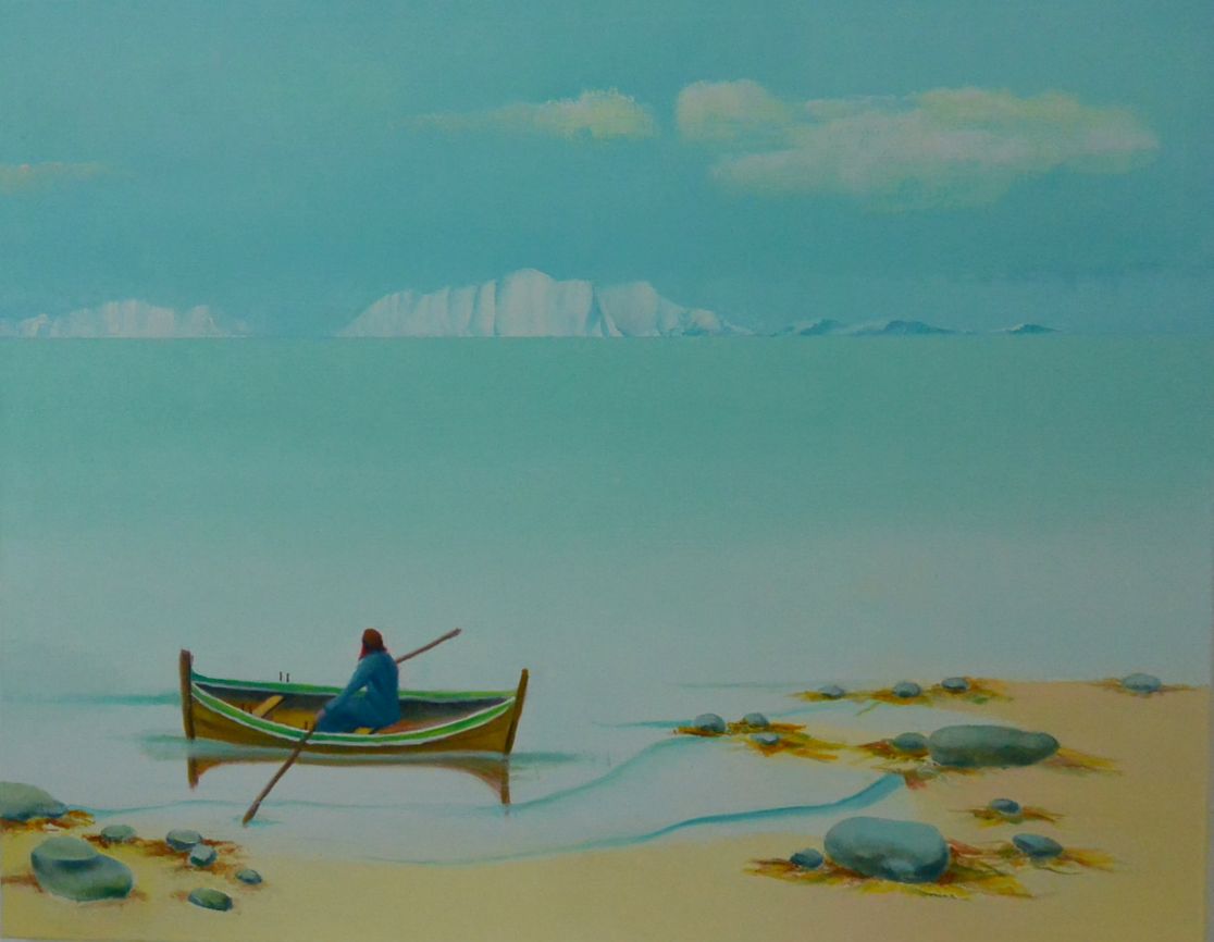 Æ ror aleina. olje på lerret ,80 x 100. februar 2016 solgt til region Halland, Sverige