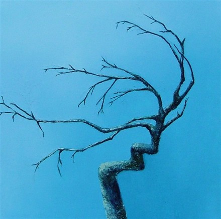 Arktisk bjørk, olje på lerret, 40x40, 2010, solgt (2)