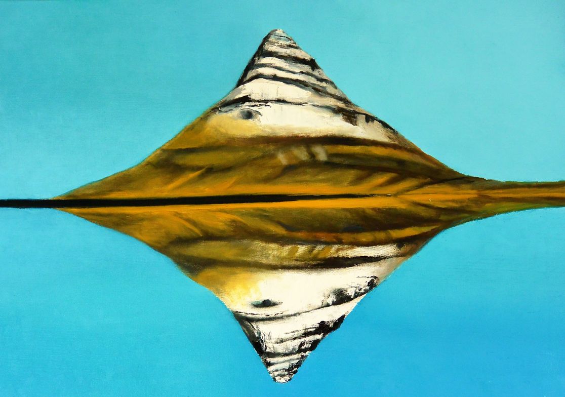 Glugge olje på lerret, 50x70, 2016, solgt til Kulturfabrikken, Sortland kommune.