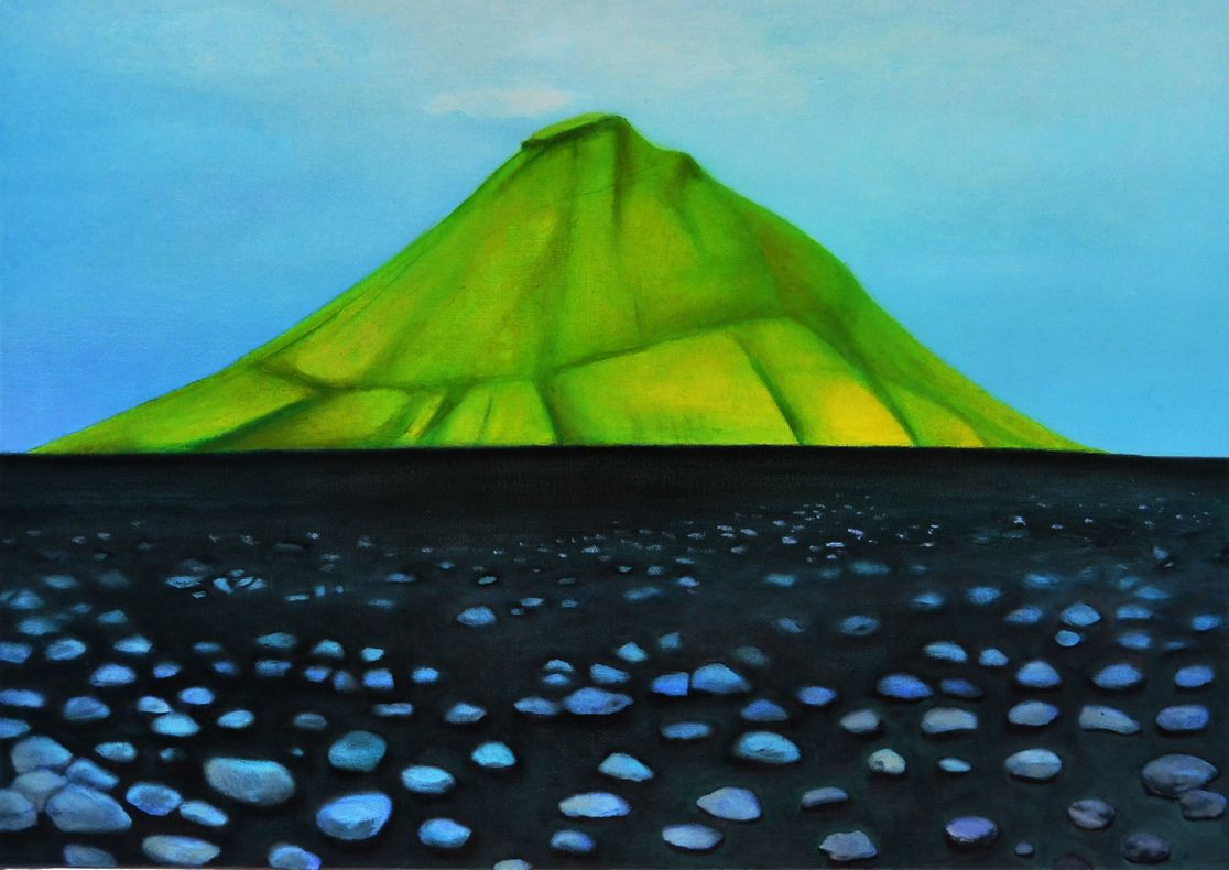 Island 1, olje på lerret, 50x70, 2016, solgt