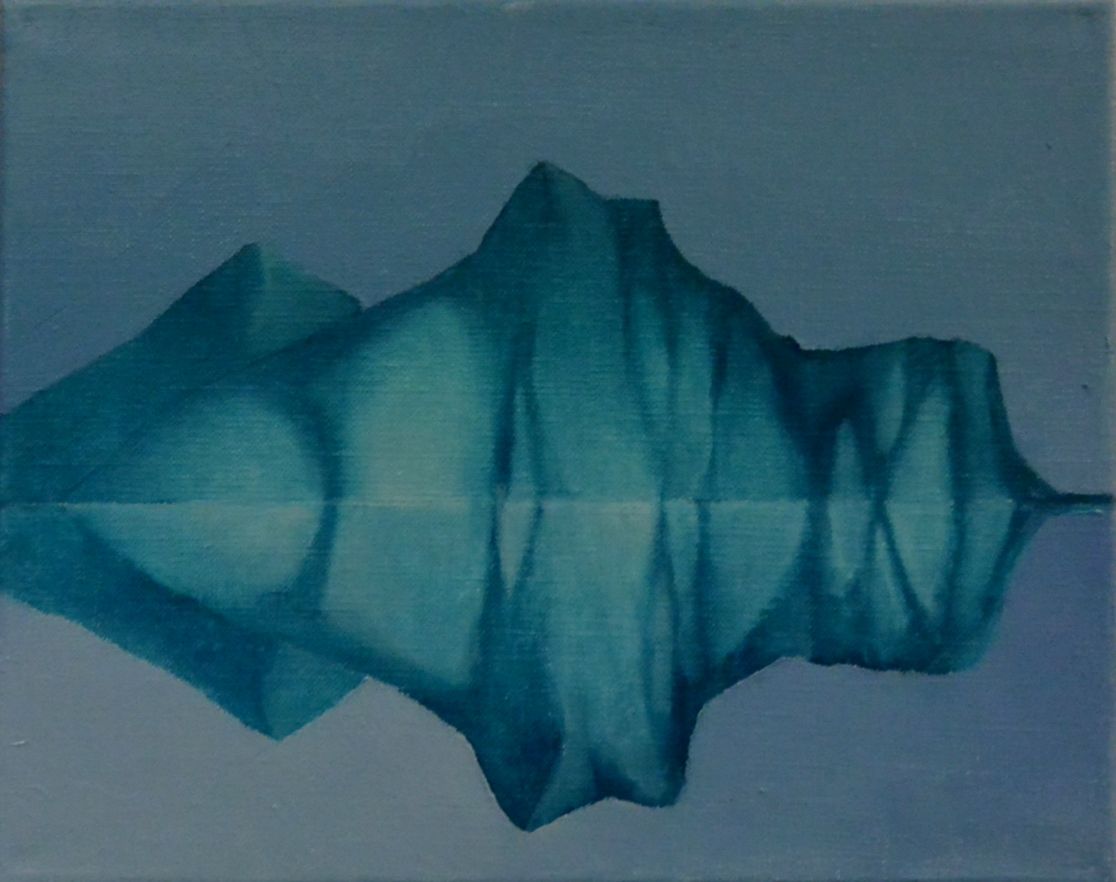 Skotstindan  olje på lerret, 24x30. 2016, solgt