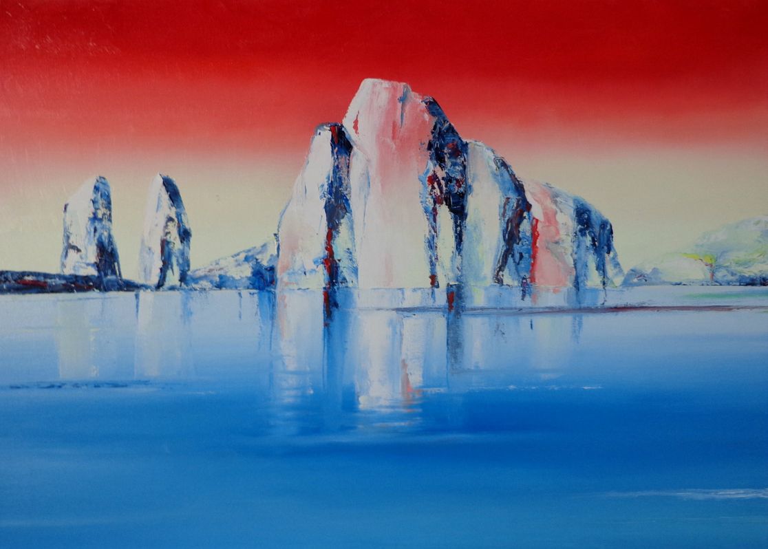 8. februar 2013, nr.1, 50 x 70, olje på lerret