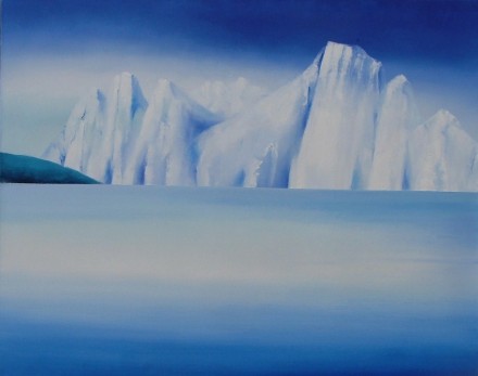 Ultima Thule, 69oN, olje på lerret, 80x100, 2009, solgt