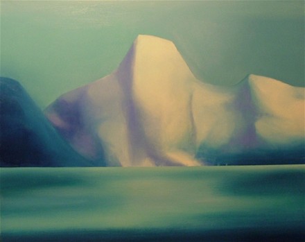 stortind, 69oN,2008, 100x80, olje på lerret, solgt