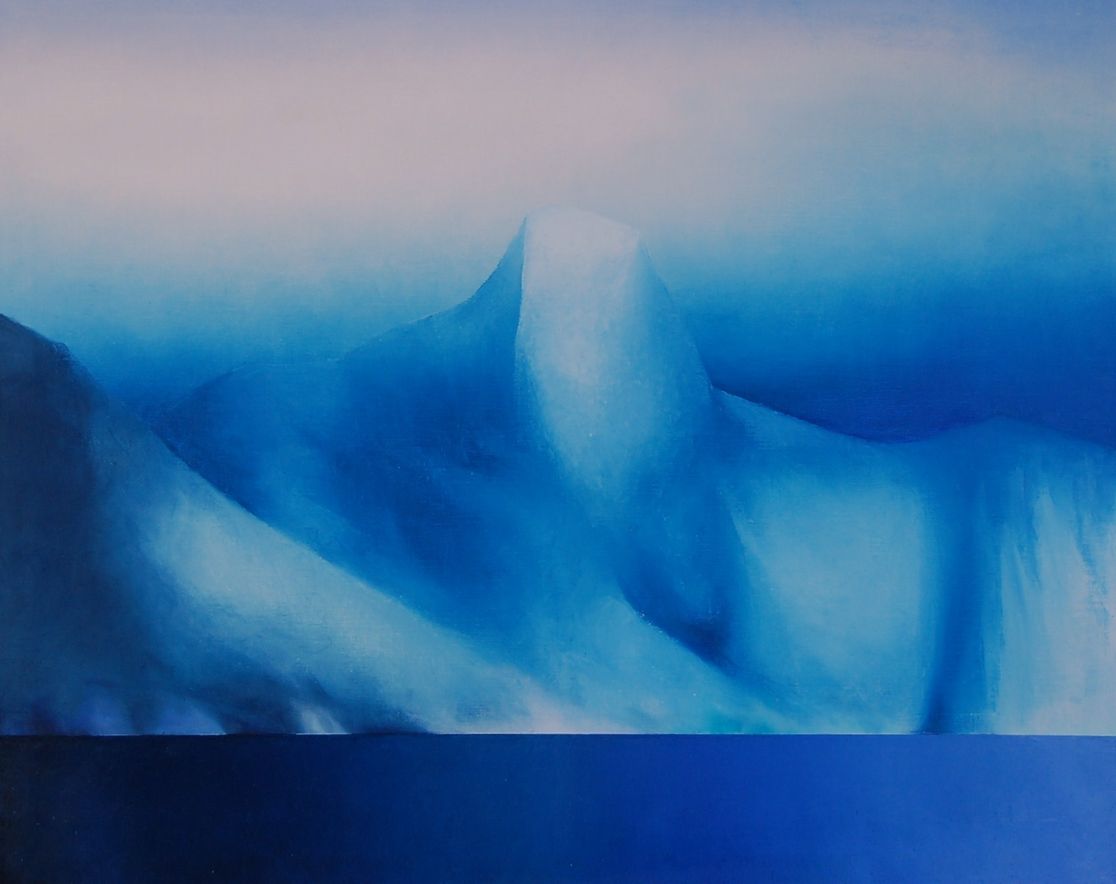 Menneskefjellet, 80 x 100, 2011, olje på lerret, solgt