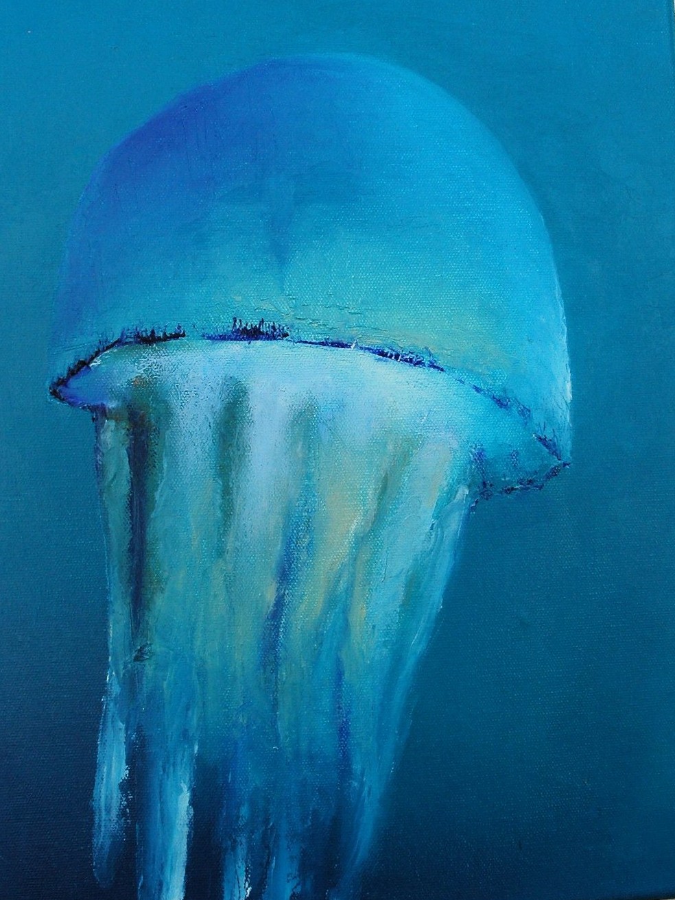 manet, olje på lerret 40x40, 2009, solgt