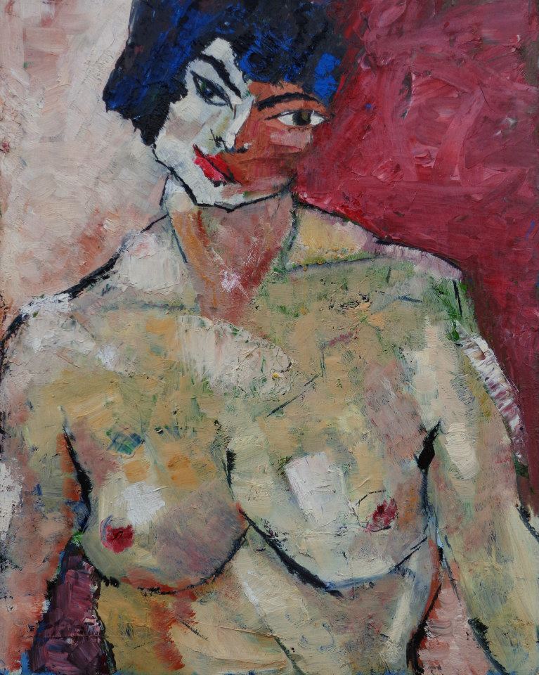 Portrett, olje på lerret, 81x65, 1984