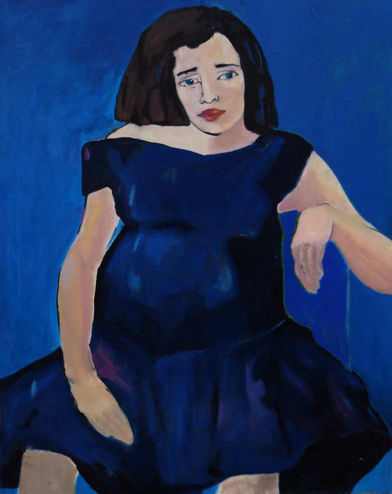 Kathy, olje på lerret, 100x80, 1989